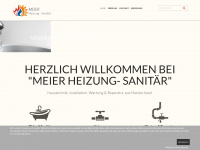 meier-heizung-sanitär.de Webseite Vorschau