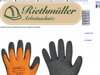 arbeitsschutz-riethmueller.de Webseite Vorschau