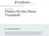 legalbrains.net Webseite Vorschau