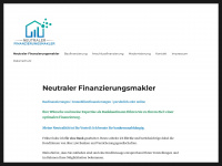 neutraler-finanzierungsmakler.de Webseite Vorschau