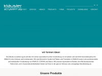 kläusler.com Webseite Vorschau