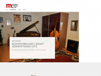 mettlermusic.ch Webseite Vorschau