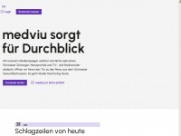 medviu.ch Webseite Vorschau