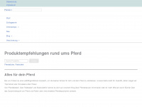 pferde.in Webseite Vorschau