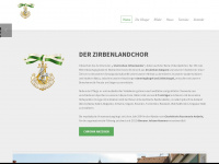 zirbenlandchor.com Webseite Vorschau