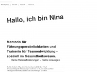 nina-hochgräber.de Webseite Vorschau