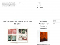 on-artbooks.com Webseite Vorschau