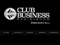 clubbusinessradioshow.de Webseite Vorschau