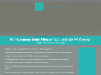 fliesen-kaever.de Webseite Vorschau