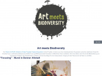 art-meets-biodiversity.com Webseite Vorschau