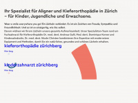 kieferorthopaedie-zuerichberg.ch Webseite Vorschau