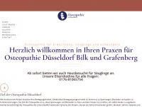 osteopathieinduesseldorf.de Webseite Vorschau