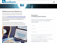 nisinfo.eu Webseite Vorschau