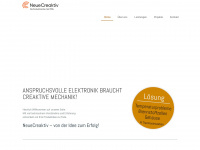 neue-creaktiv.com Webseite Vorschau