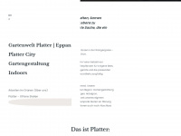 platter.bz Webseite Vorschau