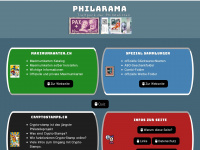 philarama.ch Webseite Vorschau