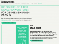 thecorporatemind.de Webseite Vorschau