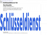 nordwalde-schluesseldienst-24.de Webseite Vorschau