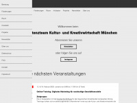 kreativ-muenchen.de Webseite Vorschau