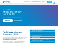 fiblio.de Webseite Vorschau