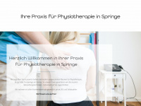 physiotherapie-springe.de Webseite Vorschau