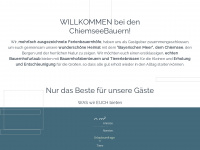 chiemseebauern.de Webseite Vorschau