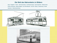 nahverkehrs-bildarchiv.de Webseite Vorschau