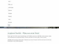 junghans-baddesign.de Webseite Vorschau