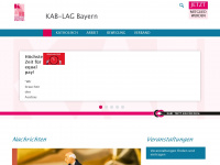 kab-bayern.de Webseite Vorschau