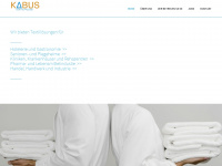 kabus-textilpflege.de Webseite Vorschau