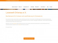 lesewelt-ortenau.org Webseite Vorschau