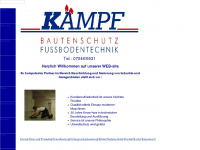 kaempf-bautenschutz.de Webseite Vorschau