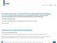 langer-werbeteam.de Webseite Vorschau
