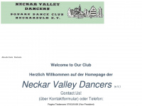 neckar-valley-dancers.de Webseite Vorschau