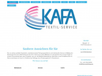 kafa-textilpflege.de Webseite Vorschau