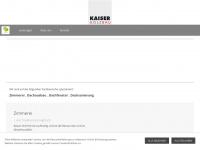 kaiser-holzbau.de Webseite Vorschau