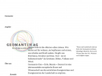 geomanten.ch Webseite Vorschau