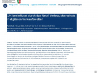 verbraucherdialog-nrw.de Webseite Vorschau