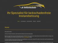 js-dellentechnik.de Webseite Vorschau