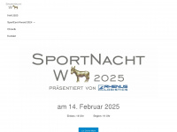 sportnacht-wesel.de Webseite Vorschau