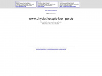 physiotherapie-krempe.de Webseite Vorschau