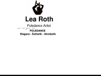 lea-roth.com Webseite Vorschau