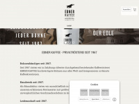 ebnerkaffee.com Webseite Vorschau