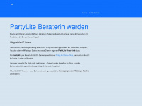 partylite-beraterin-werden.info Webseite Vorschau