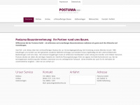 postuma-gmbh.de Webseite Vorschau