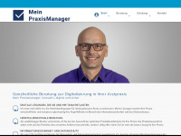 mein-praxis-manager.de Webseite Vorschau