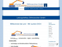 leitungstiefbau-dithmarschen.de Webseite Vorschau