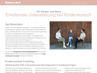 kiwu.care Webseite Vorschau