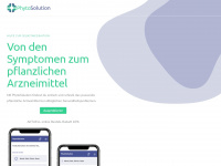 phytosolution.ch Webseite Vorschau