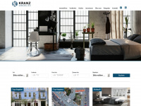 kranz-immobilien.com Webseite Vorschau